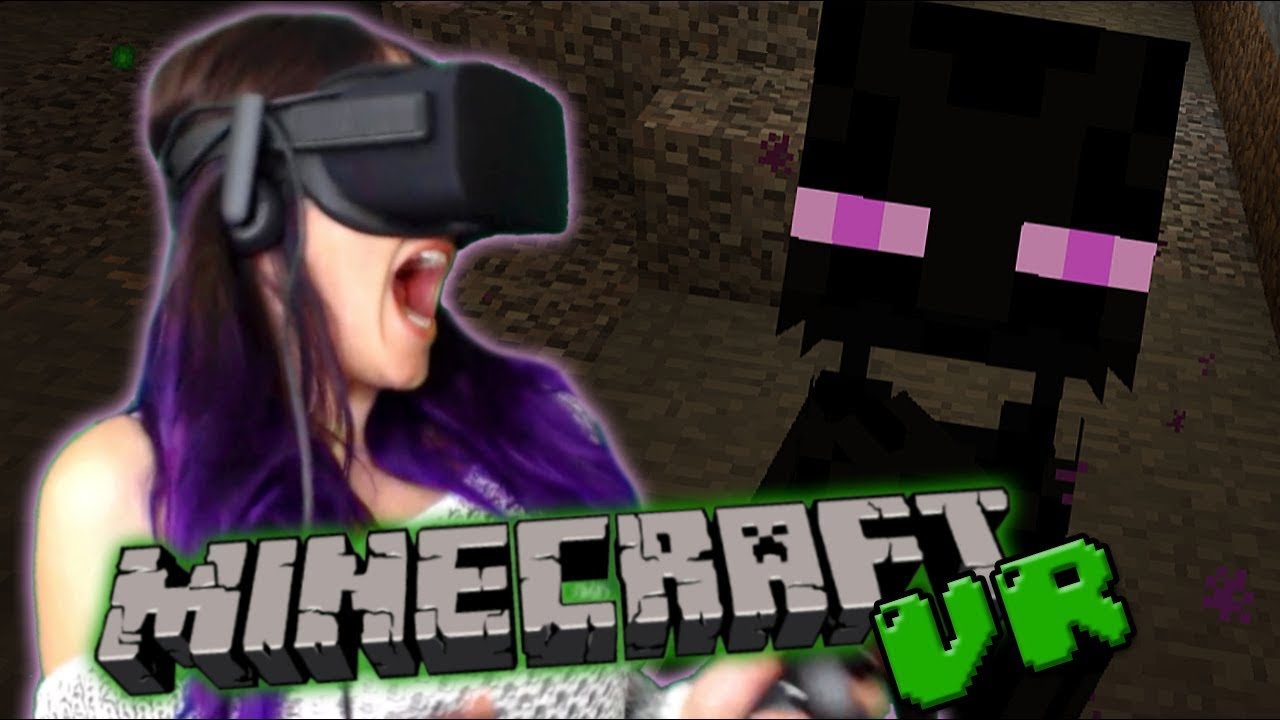 Minecraft в VR такой страшный!!