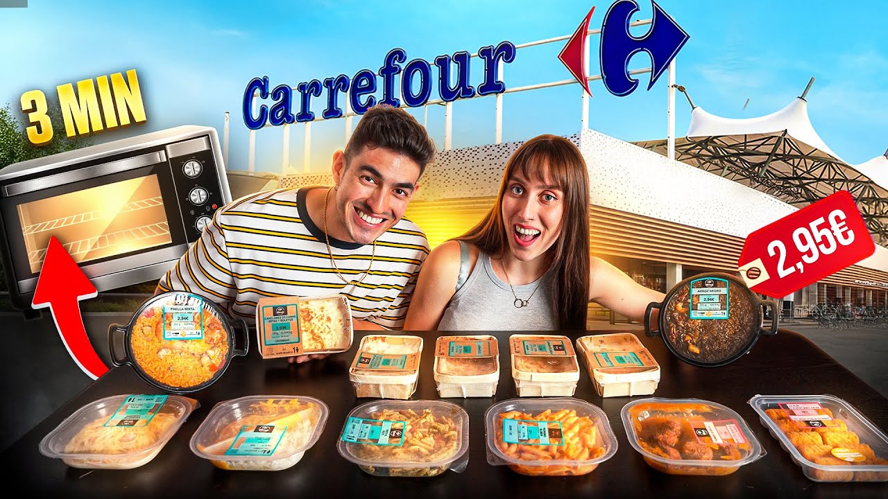 PROBAMOS TODA la COMIDA PREPARADA de CARREFOUR 🛒🍴 | SEPTIEMBRE 2025 😱