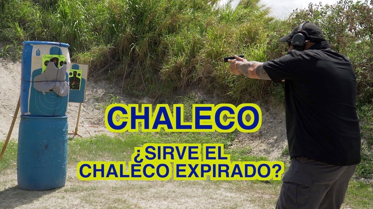 No es recomendable usar chalecos anti-bala expirado
