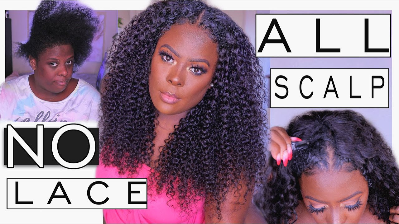 No Leave-Out Needed? Real Scalp V Part !!! UNice V Part Curly Wig + Big Chop UPDATE