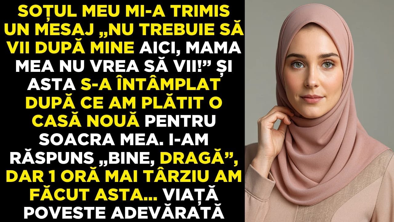 „Mama mea nu vrea să vii”, a spus soțul meu la casa nouă a socrilor – Regrete târzii