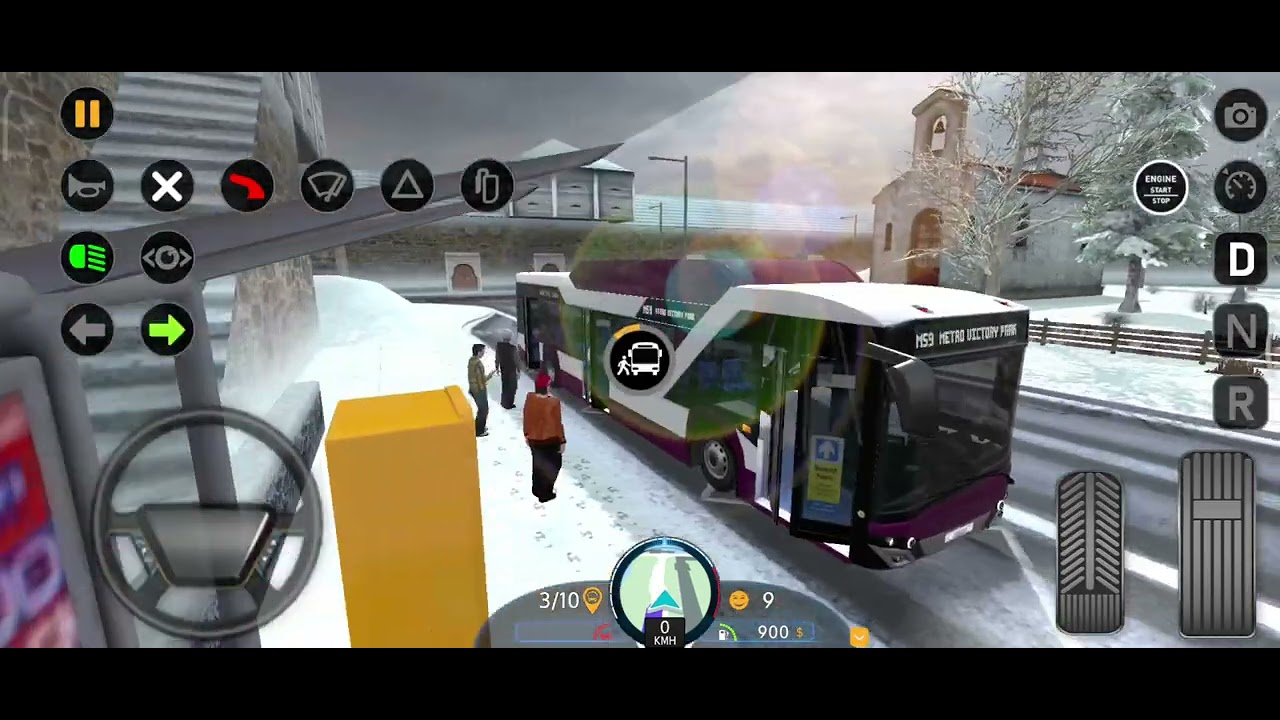 Bus Simulator 2023: Route 9 in St. Petersburg (use electric bus)