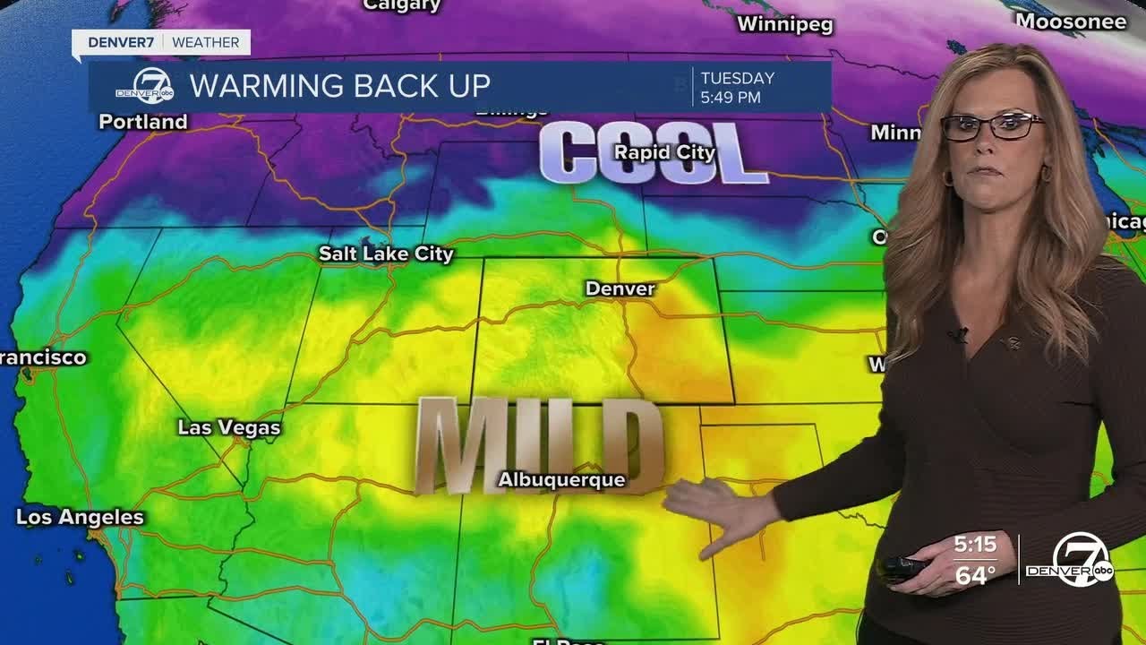 Warm weather is back on Monday, with elevated fire danger