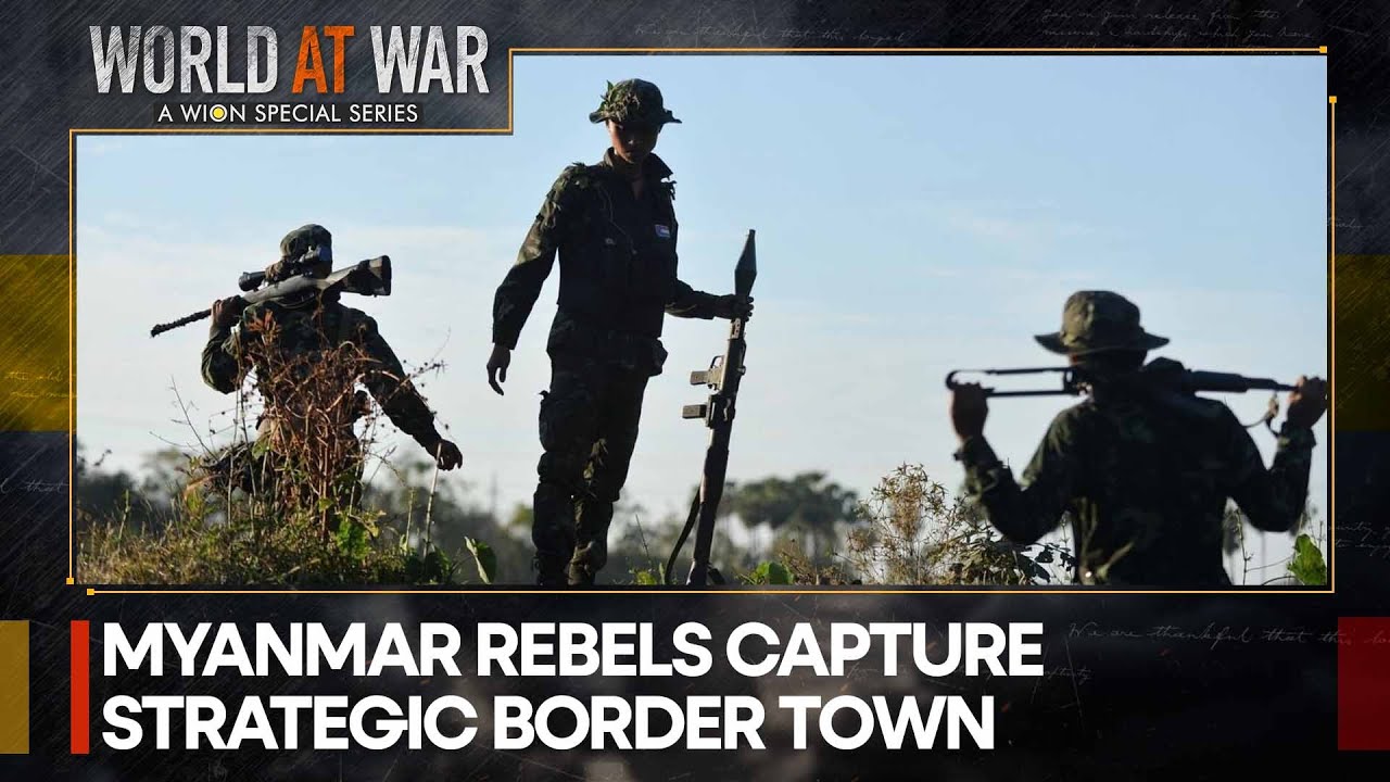 Intense clashes between Myanmar military and rebels | World at War
