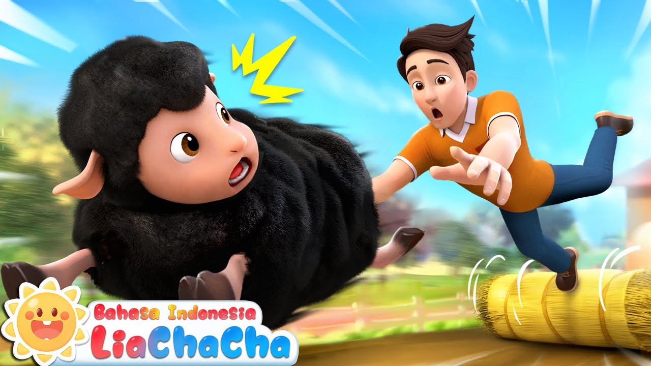 Domba Hitam | Lagu Domba 🐏✂️| Baa Baa Black Sheep | Lagu Anak-anak | LiaChaCha Bahasa Indonesia