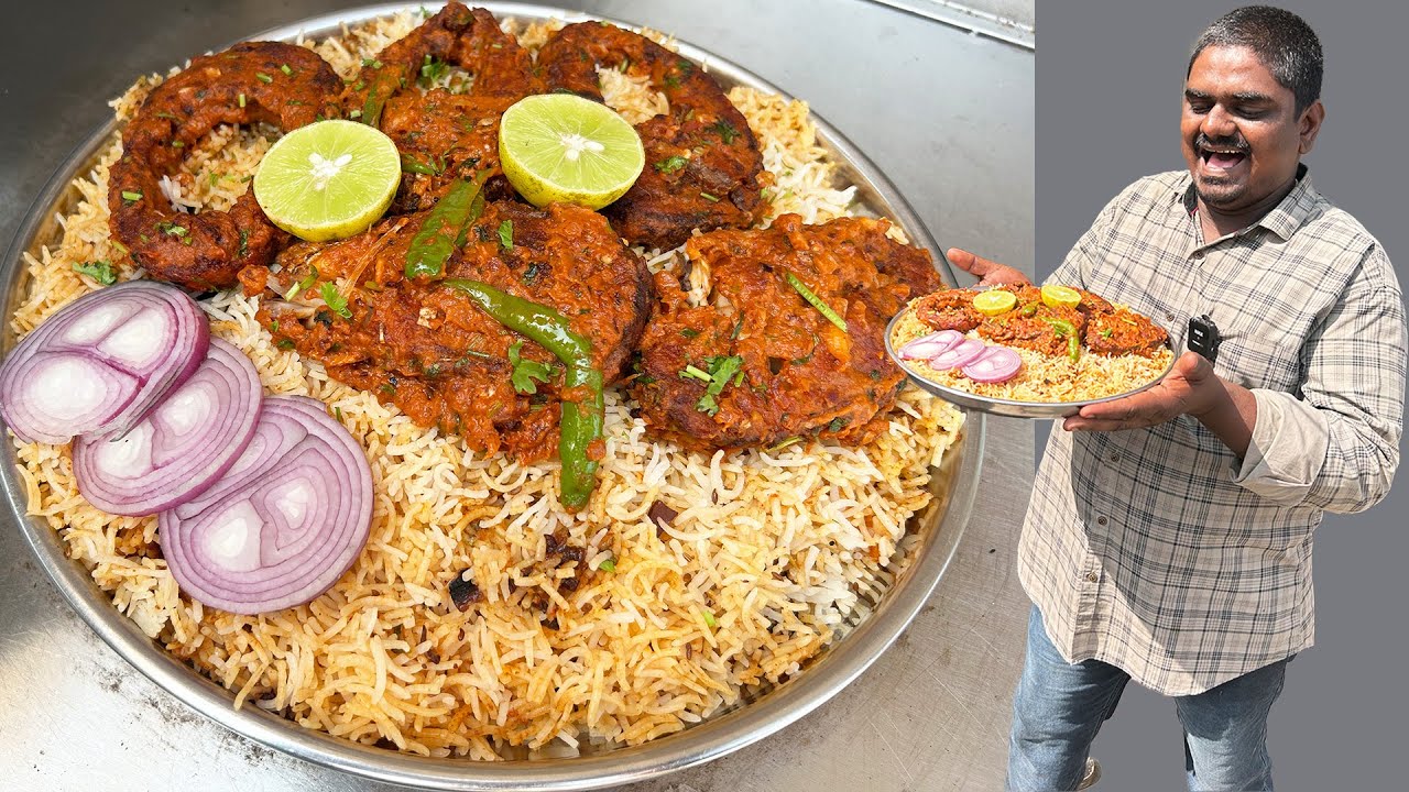 Fish Biryani in Telugu || Fish Biryani With Bone Recipe || EVERYDAY COOKING