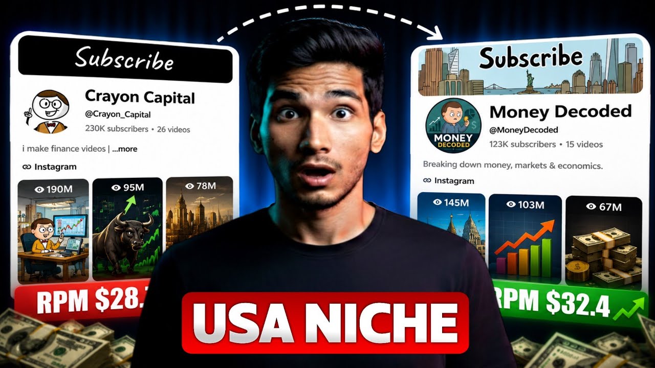 USA Finance Niche Explained | Best Faceless YouTube Niche to Make Money in 2026