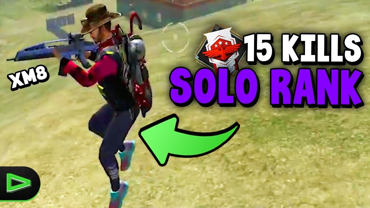 15 KILLS COM XM8!!! SOLO RANQUEADA NO FREE FIRE
