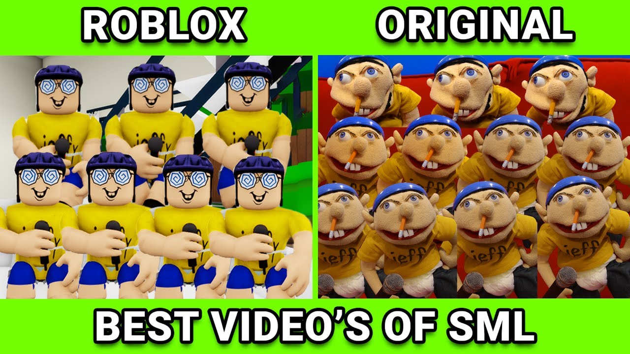 SML Movie vs SML ROBLOX: BEST SML VIDEOS ! Side by Side #31