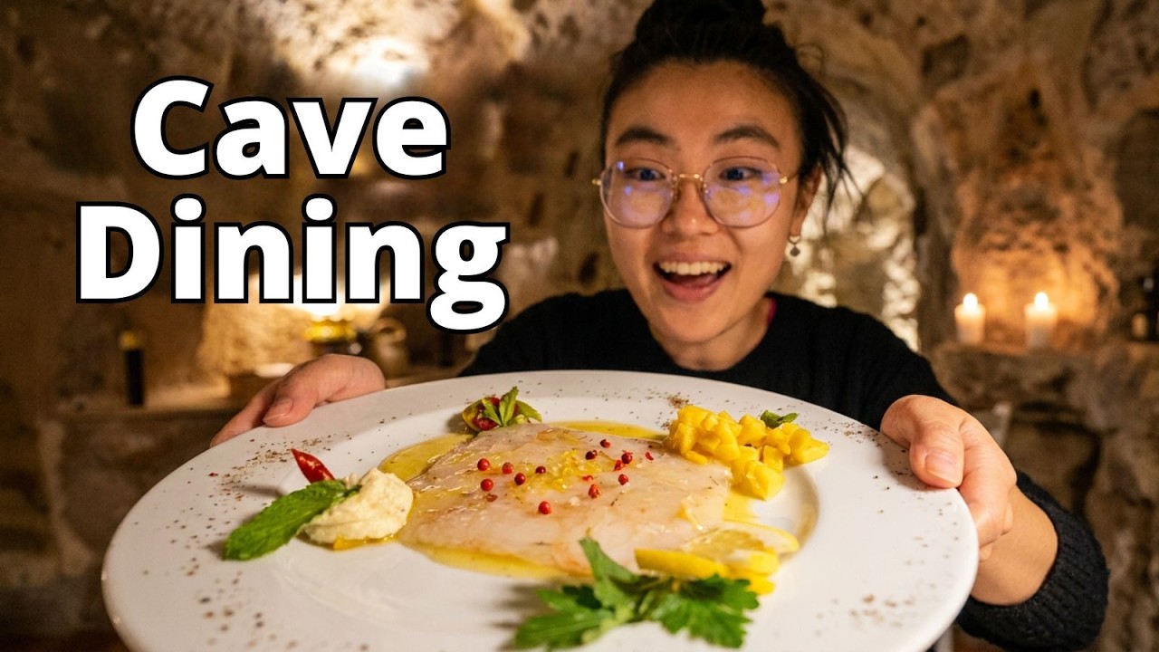 Sicilian Fine Dinning in a Cave! Scicli, Sicily | Travel Vlog
