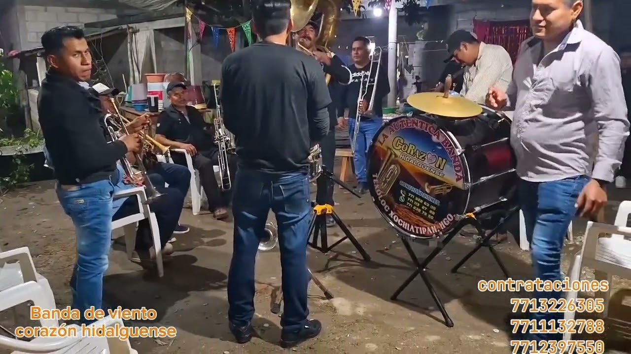 con la banda de viento corazón hidalguense desde texoloc Xochiatipan Hidalgo 🎵