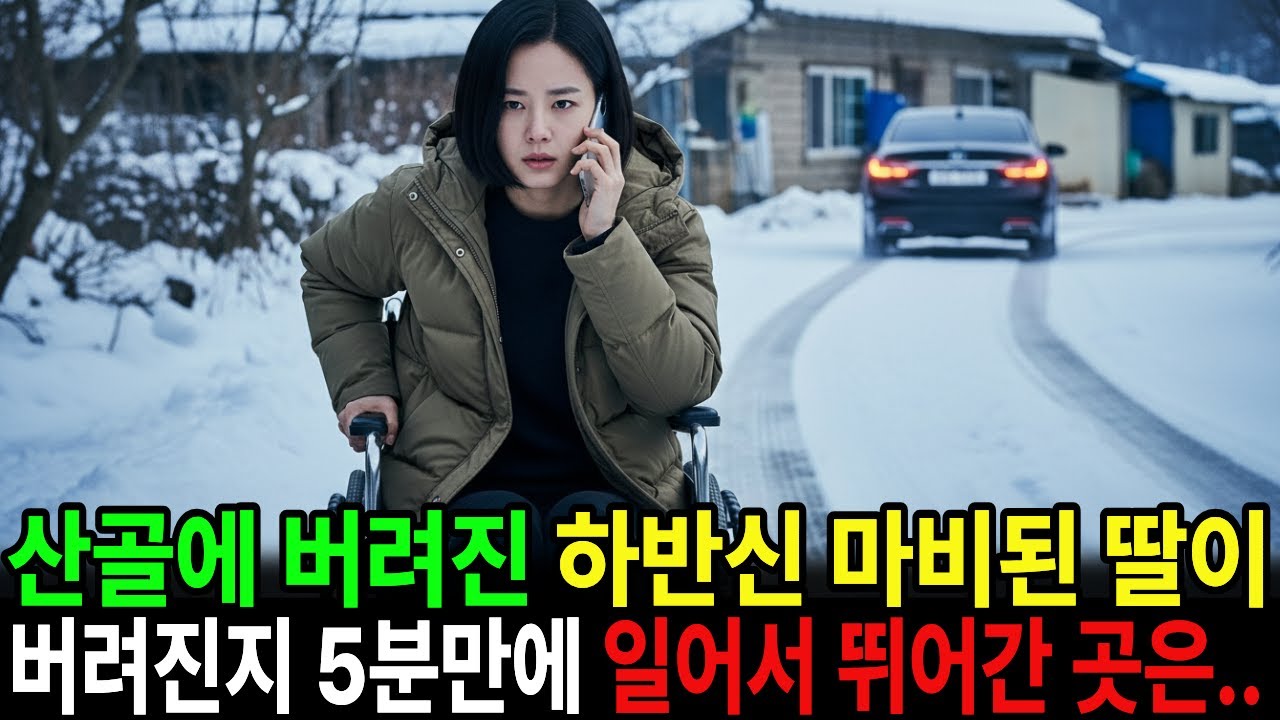 산골에 버려진 하반신 마비딸, 버려진지 5분만에 일어서 뛰어간 곳은