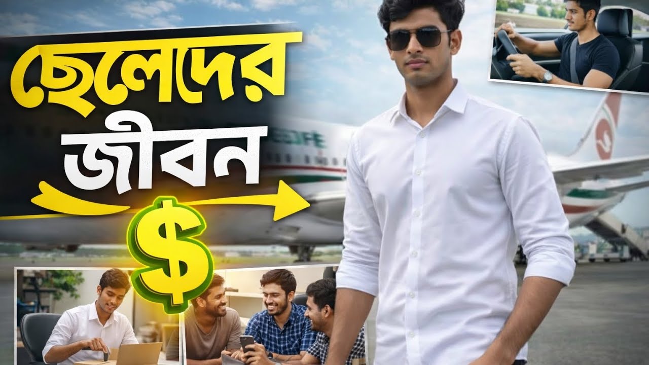 বাইরে হাসি, ভেতরে হাজার কষ্ট – এটাই ছেলেদের জীবন। 💔💪@SanviVlog-f6f #sanvi58 #festobbishsho 