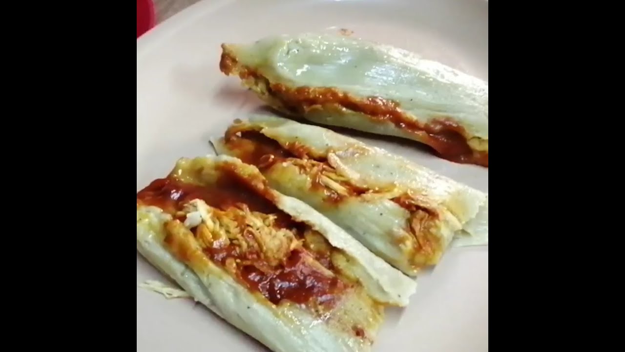 TAMALES  CON MASA DE TORTILLAS