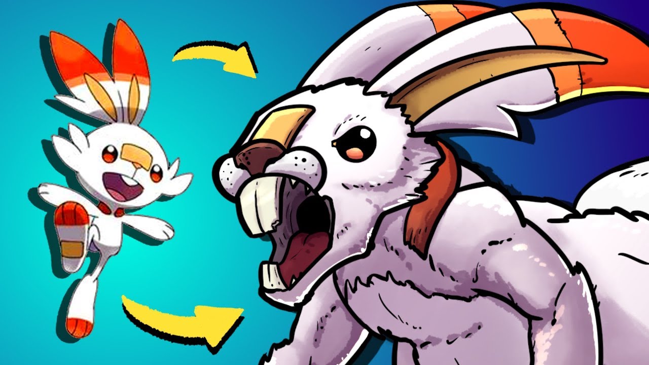 Pokemon Gen 8 Starters but CREEPY