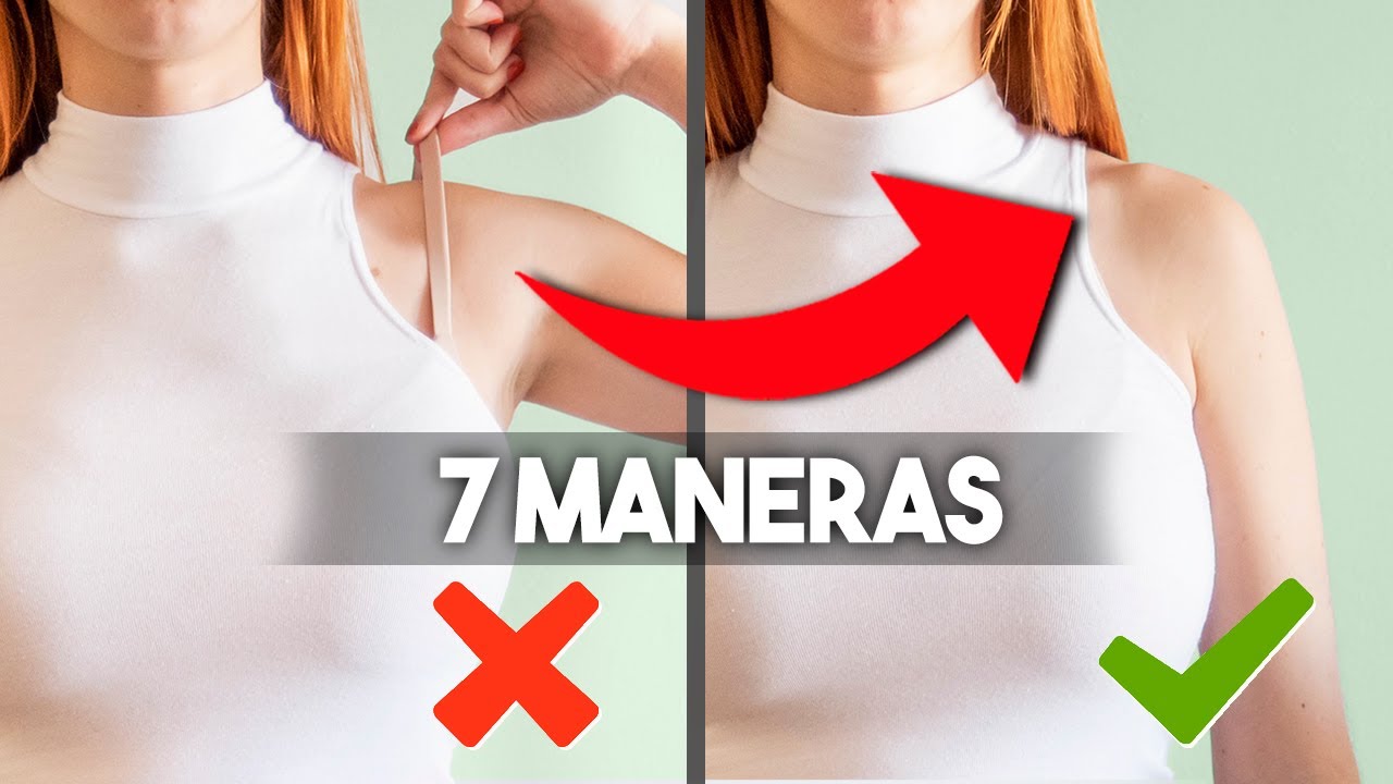 Cómo DISIMULAR los TIRANTES del SUJETADOR ✅ (7 Trucos con Brasieres)