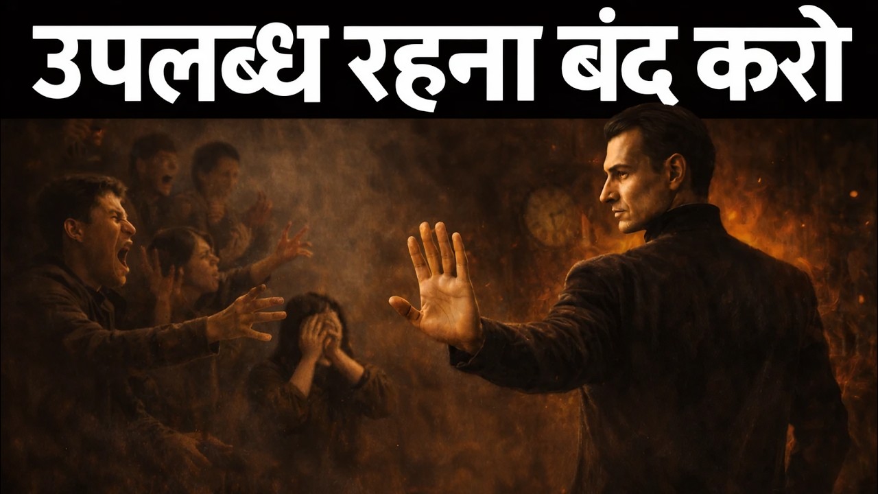 जब आप उपलब्ध रहना बंद करते हैं, तो सब कुछ बदल जाता है | Stop Being Available – Carl Jung