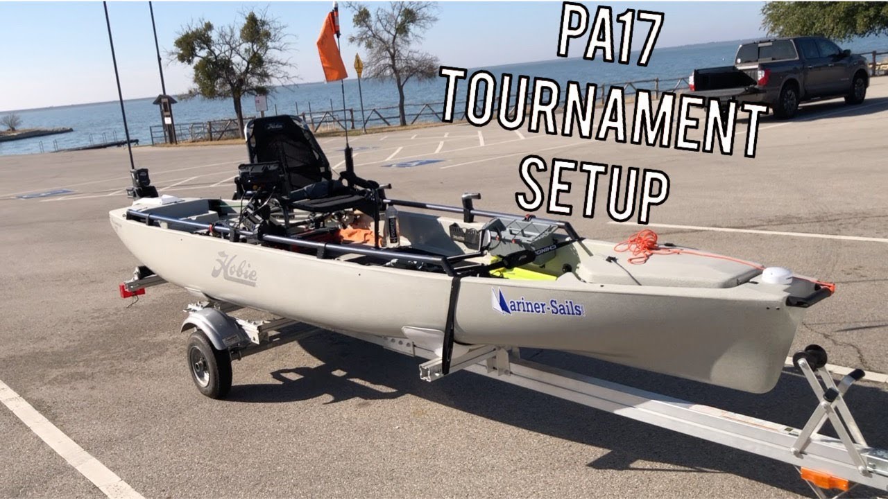 Hobie PA17 Bass Tournament Setup