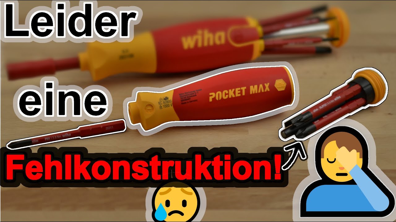 Extrem kompakter VDE Schraubendreher 🤯 aber mit Design-FEHLER 😢 wiha PocketMax vs LiftUp