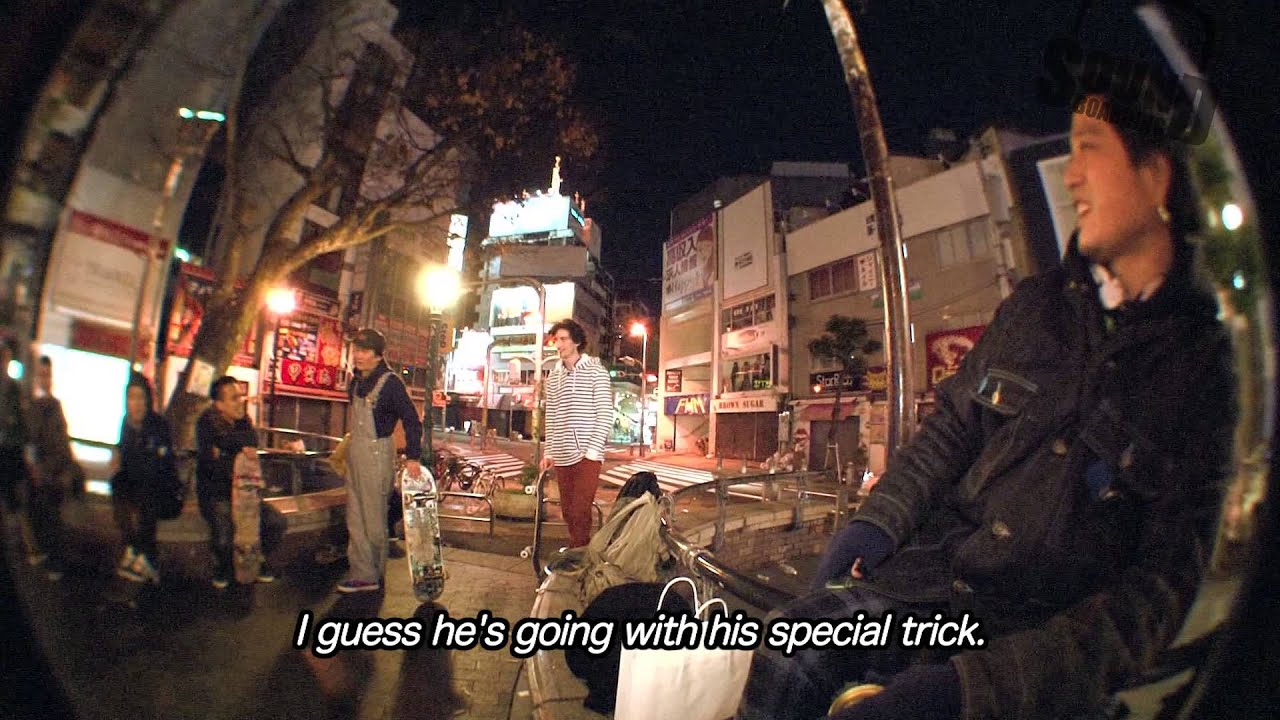 Osaka New Years Skateboarding 2014