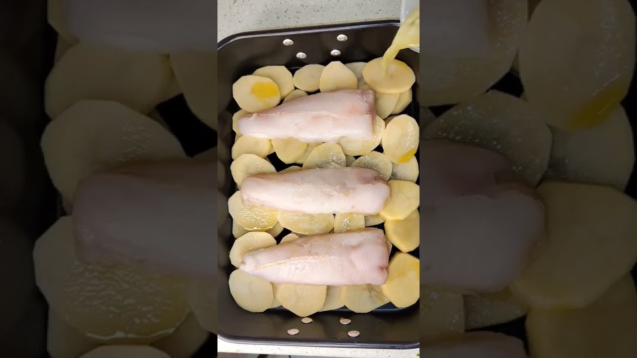 MERLUZA AL HORNO/comida rica  😋