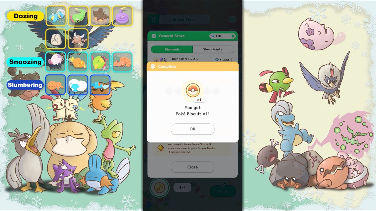Pokémon Sleep - New Year Event 2026 Day 09 - A Nice Appetizer