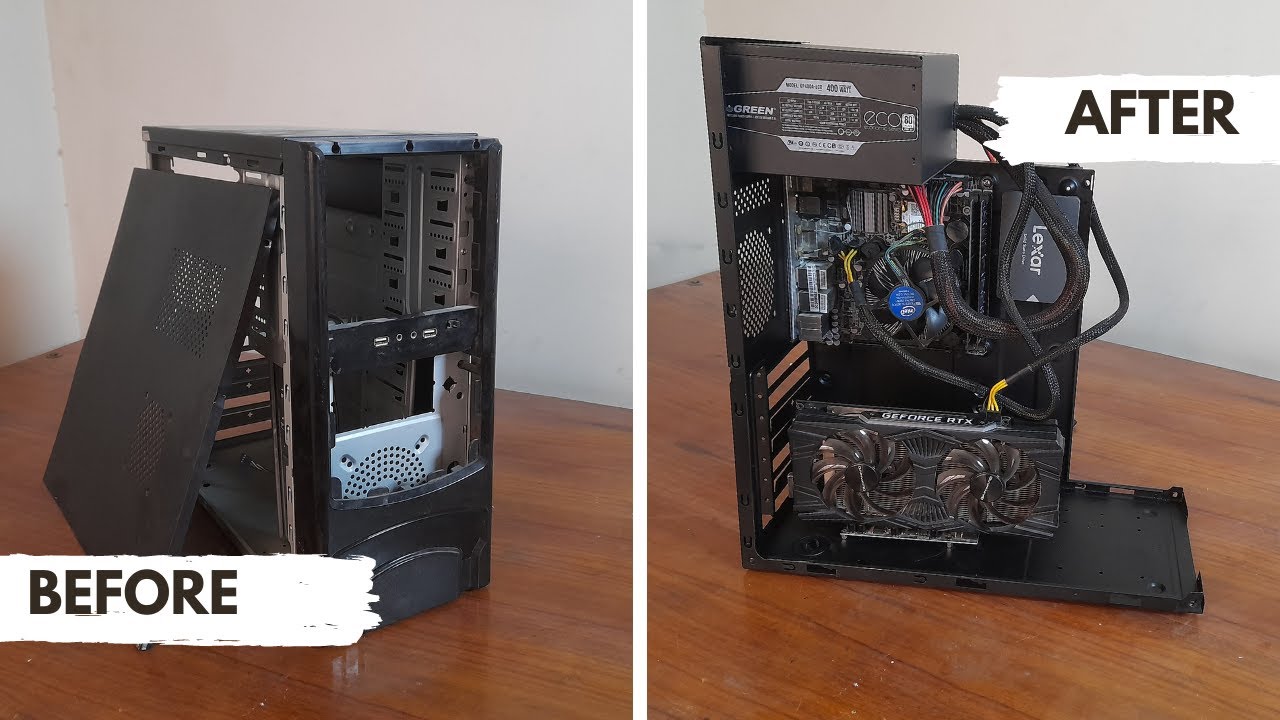 Transforming an Old PC Case into a Sleek Open Air Build!