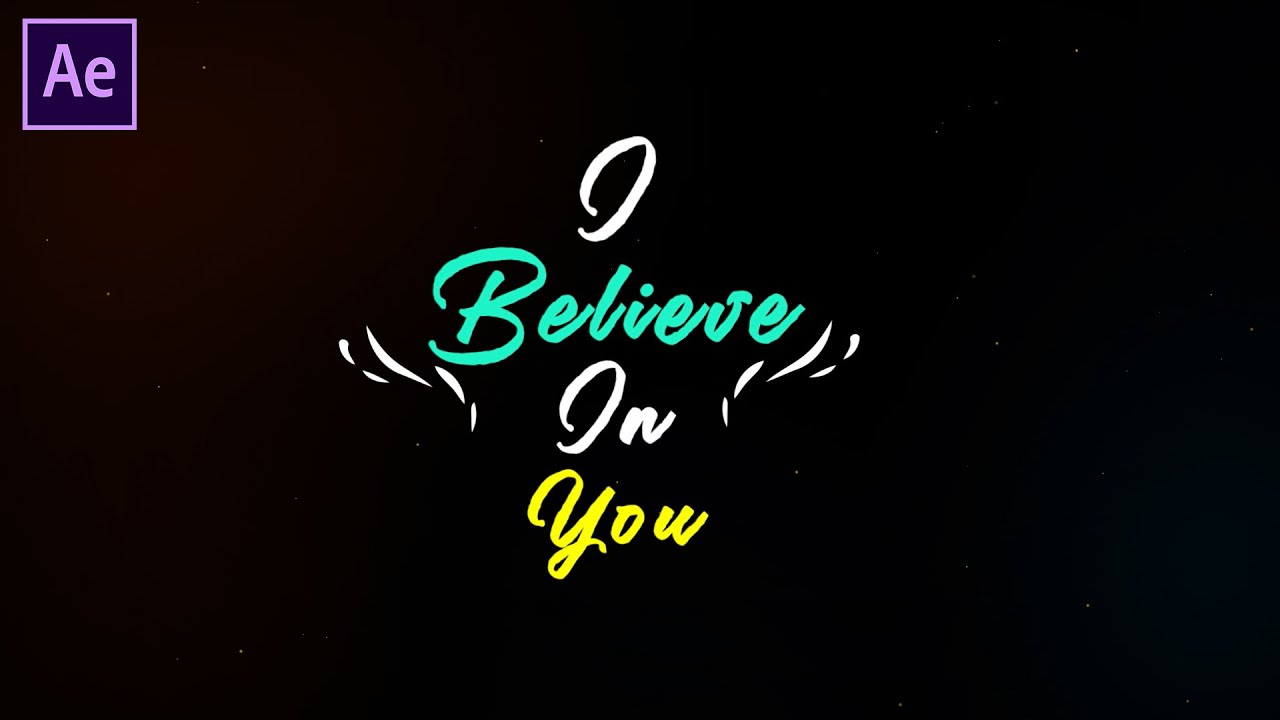 Lyrics Kinetic Typography In After Effects Tutorial | After Effects Tutorial | Effect For You