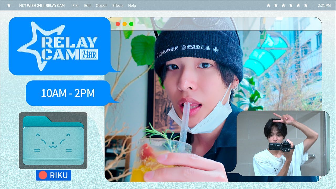 ⏱ RIKU : 10AM-2PM | NCT WISH 24hr RELAY CAM