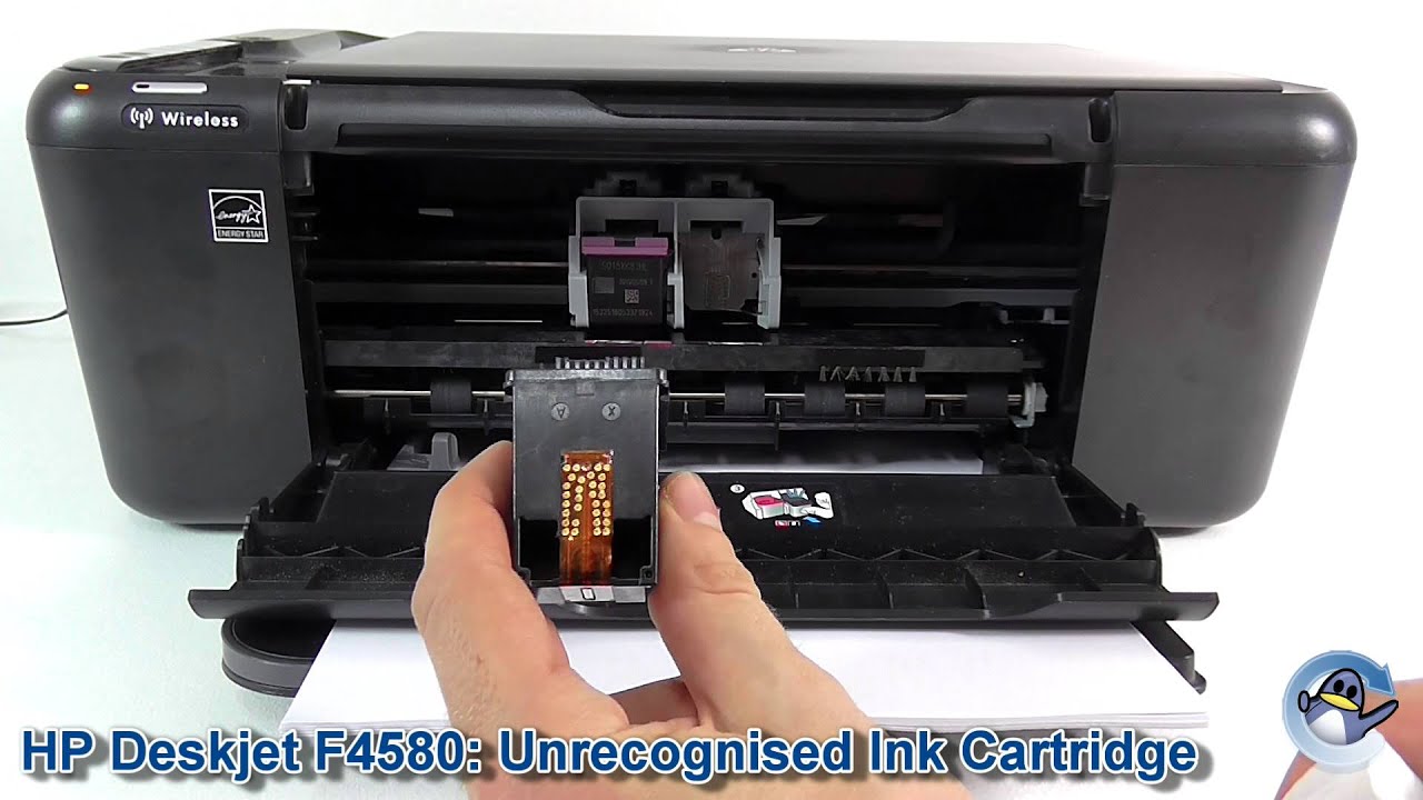 HP Deskjet F4580: Unrecognised HP 300/HP 300XL Ink Cartridge