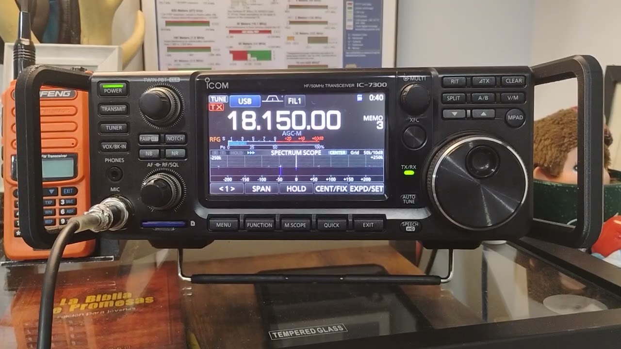 AB4GX CONTACTO EN 17 METER TO WP4NYU VIRGINIA 73S Suscribete y dale like 88s