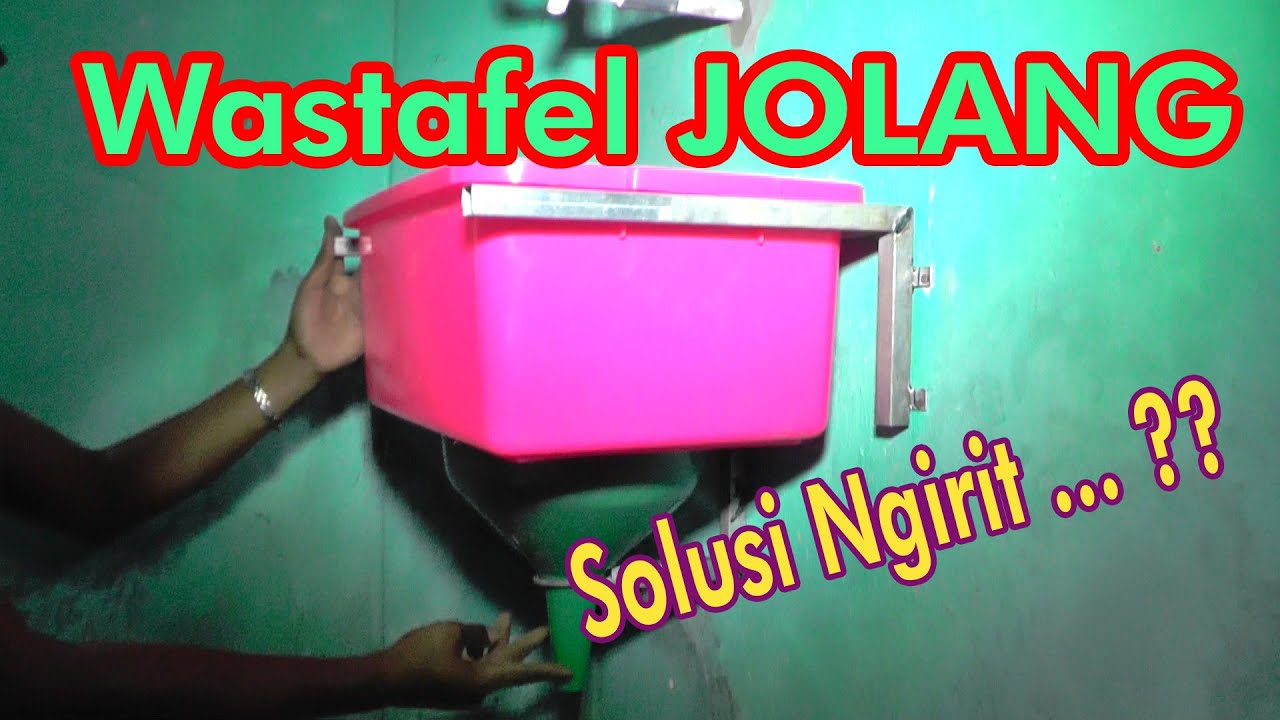 Wastafel-Tempat Cuci Tangan/Gelas Piring Hand Made - Pake Jolang