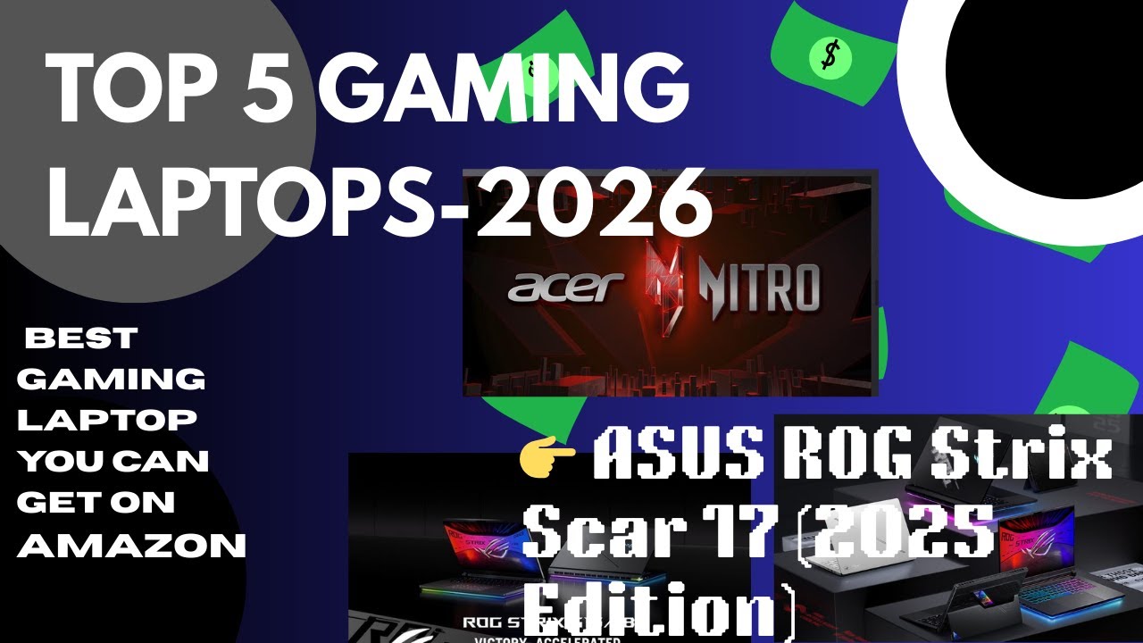Top 5 BEST Gaming Laptops on Amazon 2025  Real Reviews, FPS Tests & Prices