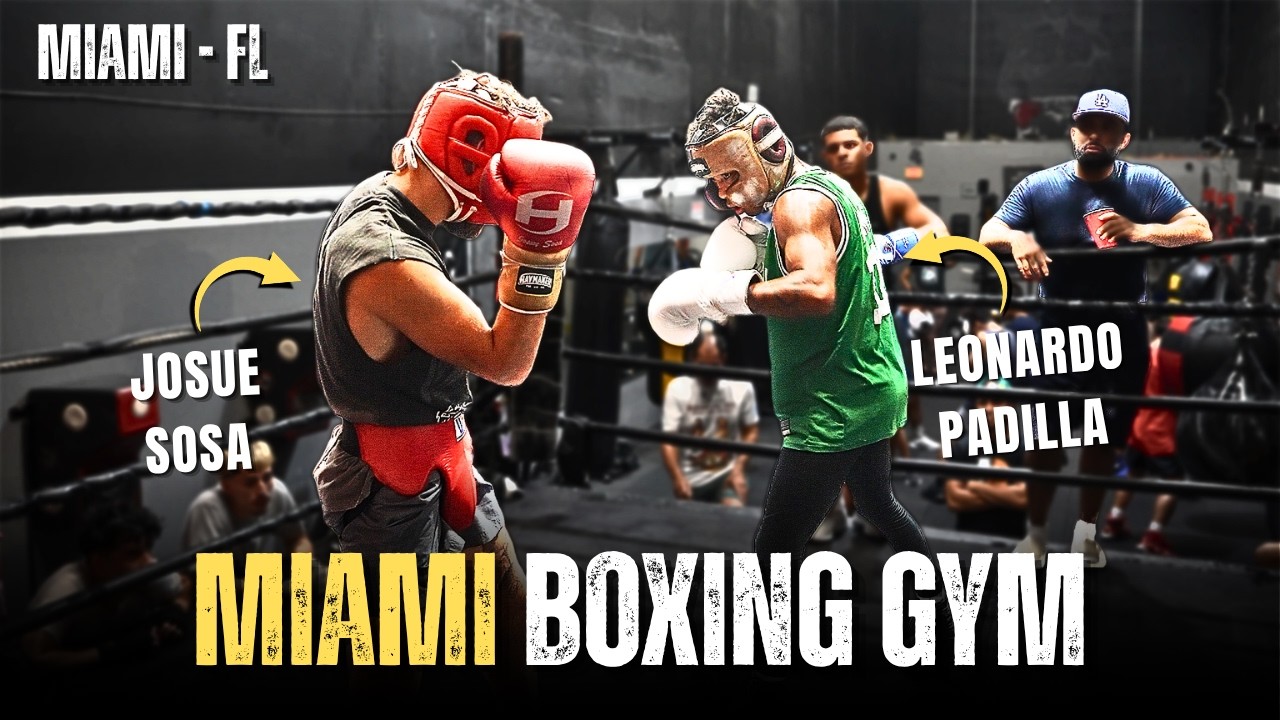 ALPHA PRO CENTER! Pure Skill Sparring With TOUGH Miami Boxers!