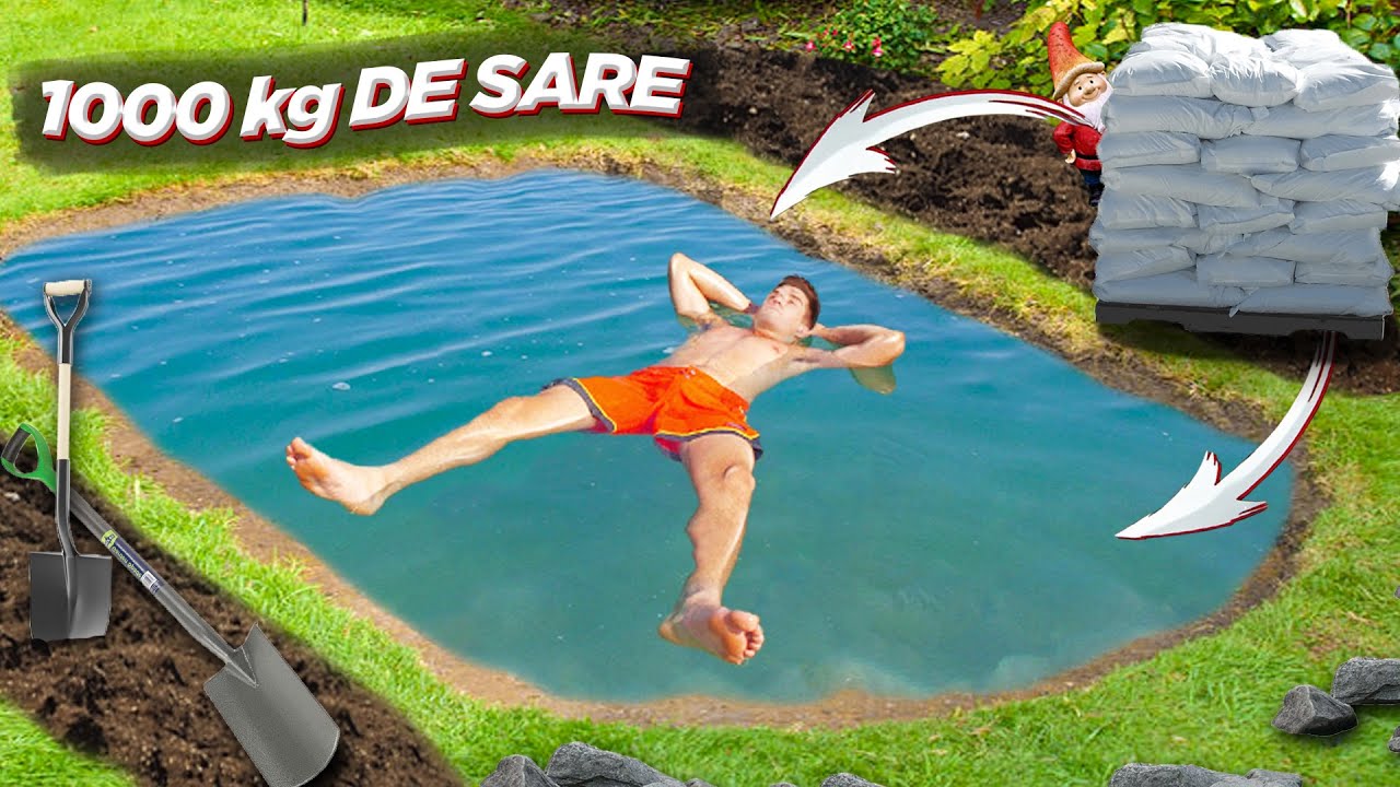 AM FACUT O PISCINA IN CARE NU TE POTI SCUFUNDA !!?