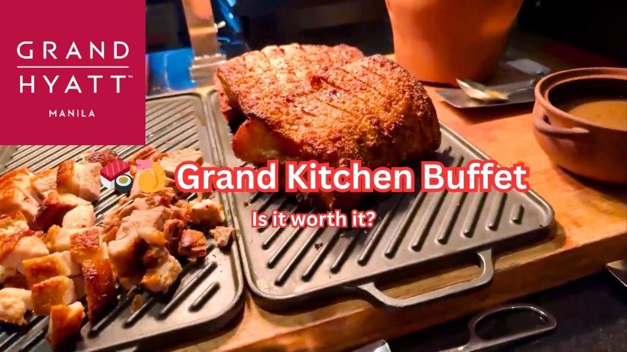 Grand Hyatt Manila Buffet FULL TOUR — The Grand Kitchen Luxury Feast!