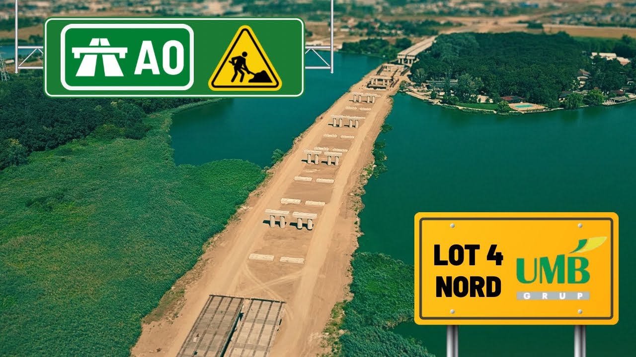 Autostrada A0 Nord Lot 4 – Progres șantier UMB (14 August 2025) 🚧