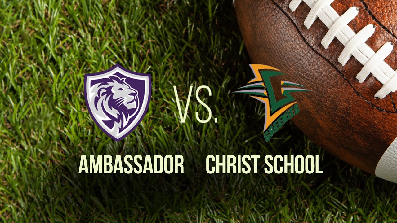 Friday Night Rivals: Ambassador Christian vs. Christ School
