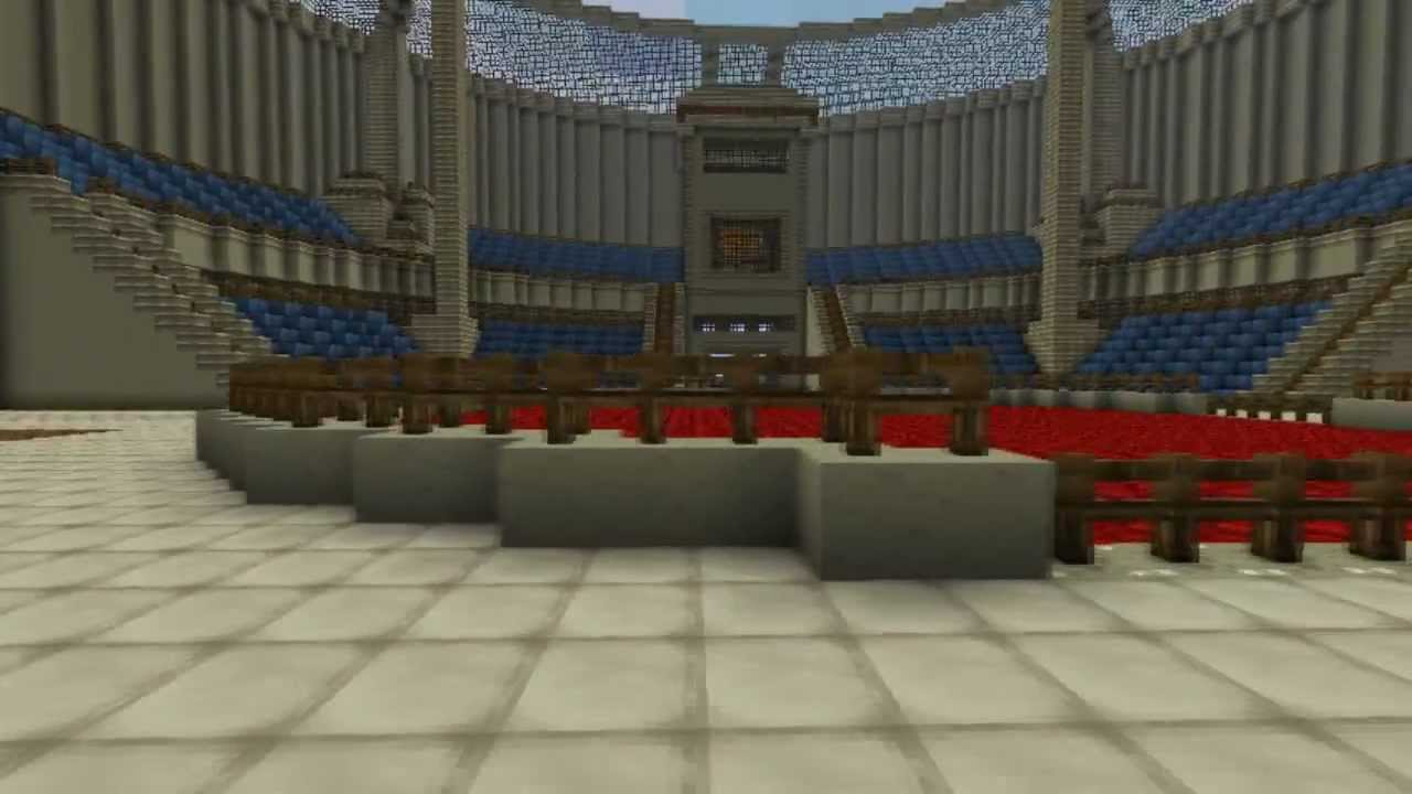 Minecraft stadium - by Tharpless