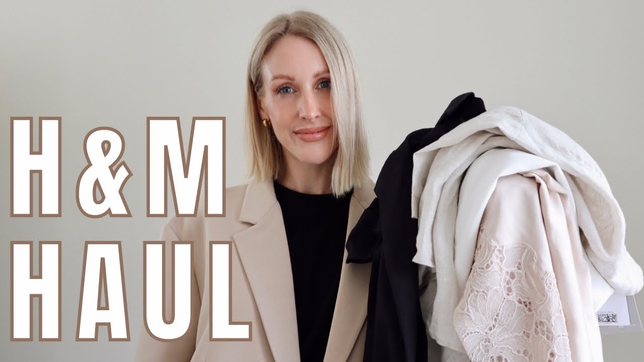 H&M HAUL 2022 & What&rsquo;s New In My Wardrobe For Spring | neutral outfits