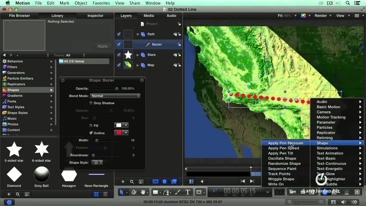Animating A Dotted Line in Motion 5