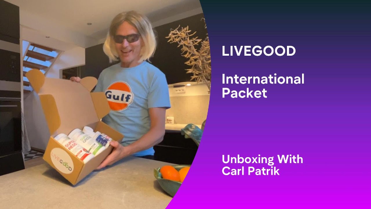 CarlPatrik Unboxing LiveGoods International  Pack