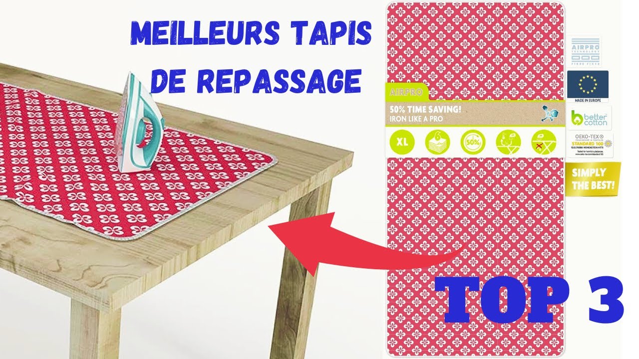 LES MEILLEURS TAPIS DE REPASSAGE QUE VOUS DEVEZ ACHETER EN 2023-TOP 3