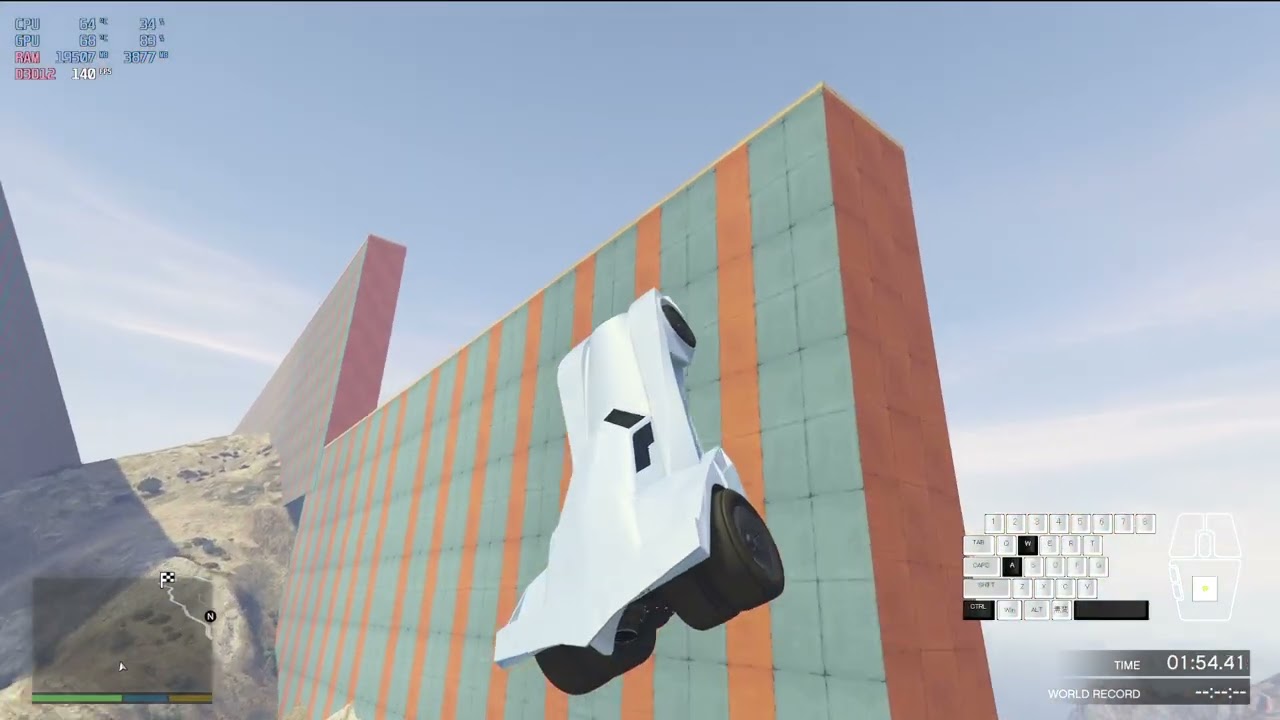 GTA5【PC】167 Walls - 03:08.226【Personal Best】