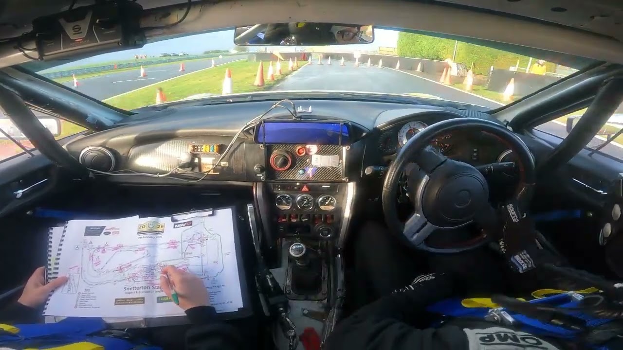 Snetterton Stage Rally 20206 SS1 Toyota GT86 Vini Cruz Laura Christmas