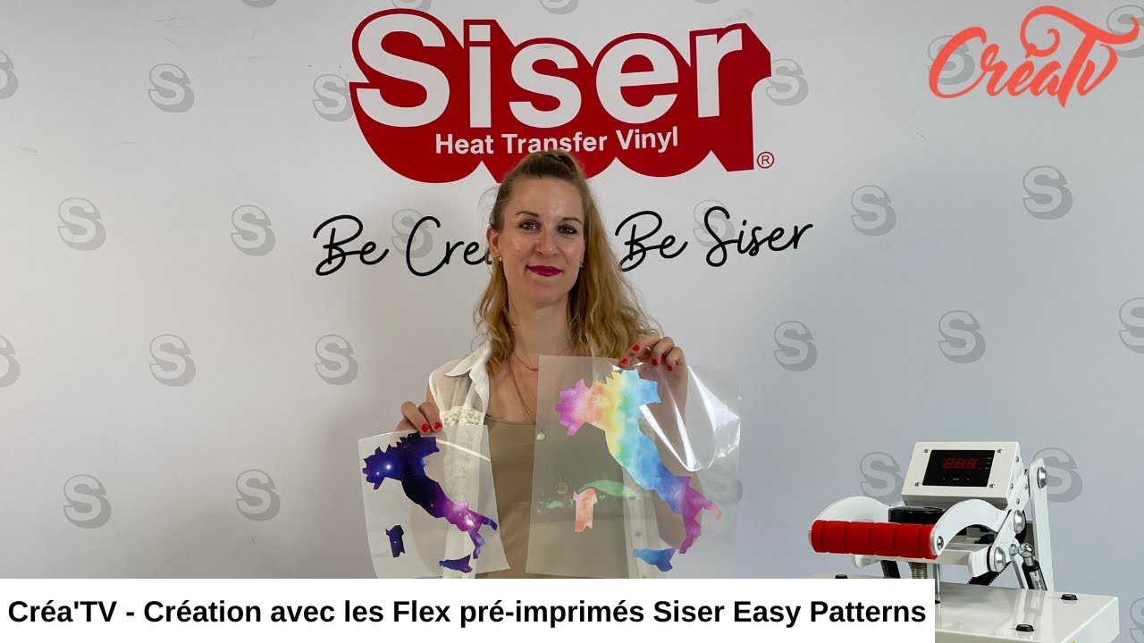 Créa'TV - Créations avec les Flex pré-imprimés Siser Easy Patterns