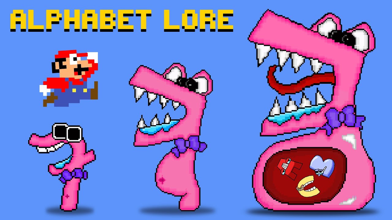 Alphabet Lore (A - Z…) But Fixing Letters, Growing Up Letter F Girl Compilation | Game Animation