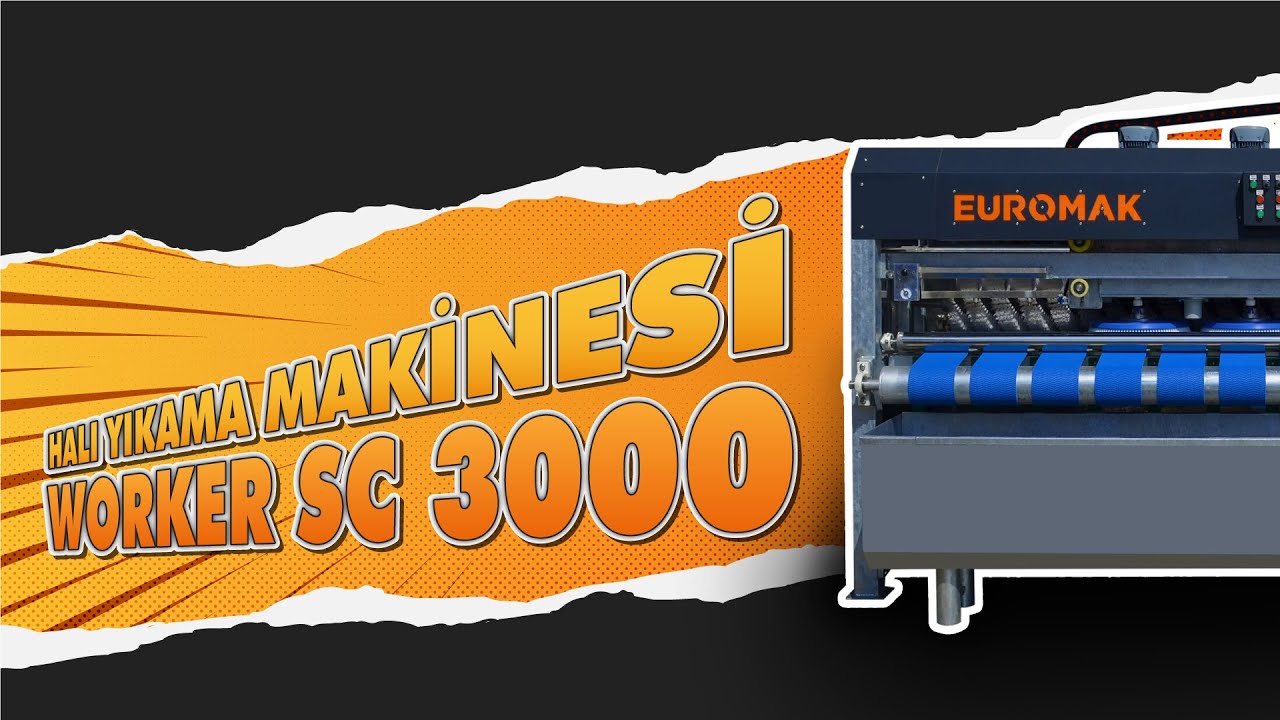 WORKER SC 3000 | Halı Yıkama Makinesi | Euromak