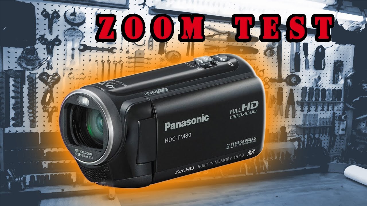 ТЕСТ Panasonic HDC TM80 zoom видео фокус звук