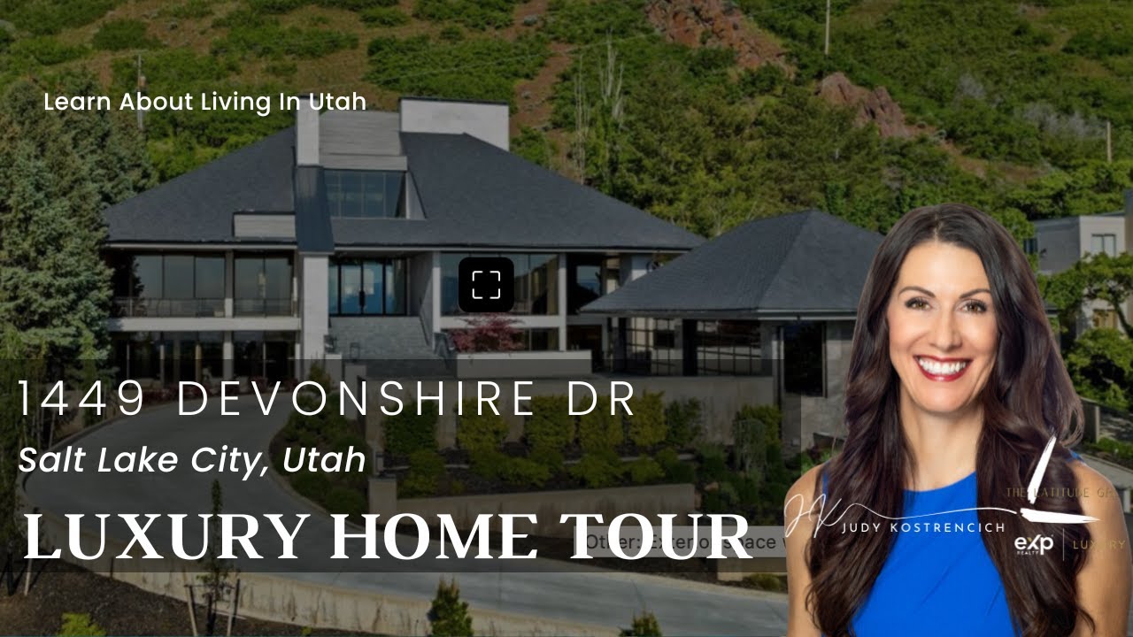 Luxury Home Tour, 1449 Devonshire Drive in Salt Lake City, 10388 Sq Ft of modern luxury living!